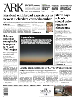 Front page of The Ark, July 22, 2020