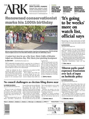 Front page of The Ark, July 29, 2020