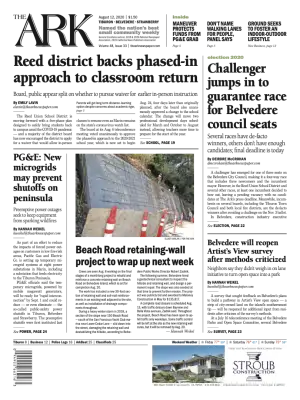 Front page of The Ark, August 12, 2020