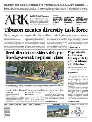 Front page of The Ark, October 14, 2020