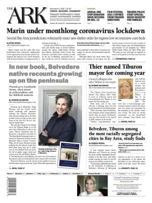 Front page of The Ark, December 9, 2020