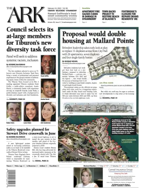 Front page of The Ark, February 10, 2021
