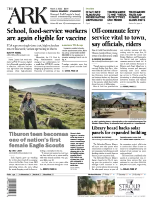 Front page of The Ark, March 3, 2021