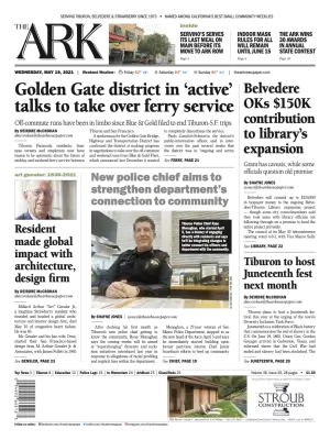 Front page of The Ark, May 19, 2021