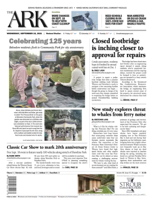 Front page of The Ark, September 15, 2021