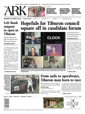 Front page of The Ark, October 6, 2021