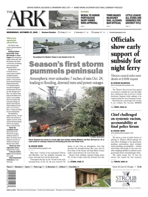 Front page of The Ark, October 27, 2021