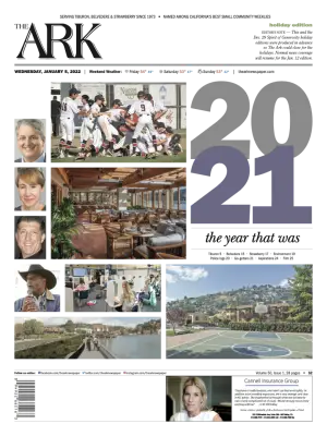 Front page of The Ark, January 5, 2022