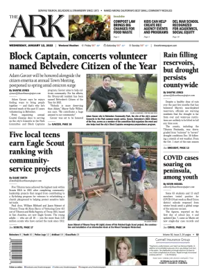 Front page of The Ark, January 12, 2022