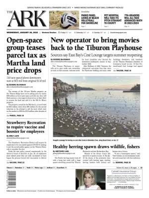 Front page of The Ark, January 26, 2022