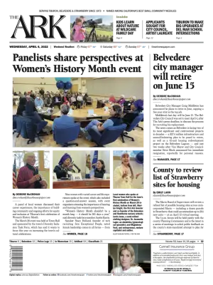 Front page of The Ark, April 6, 2022