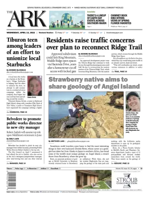 Front page of The Ark, April 13, 2022