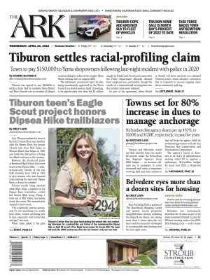 Front page of The Ark, April 20, 2022