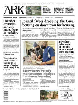 Front page of The Ark, May 4, 2022