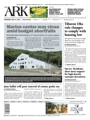 Front page of The Ark, May 11, 2022