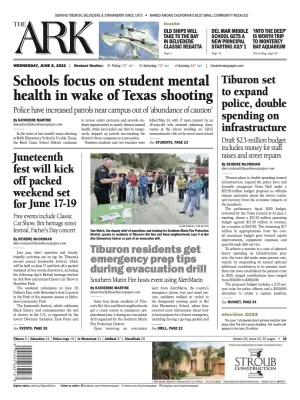 Front page of The Ark, June 8, 2022