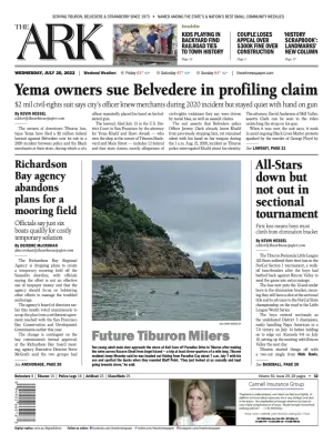 Front page of The Ark, July 20, 2022