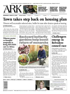Front page of The Ark, August 10, 2022