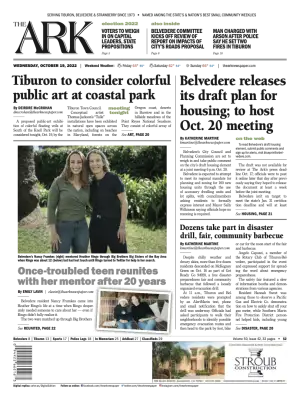 Front page of The Ark, October 19, 2022