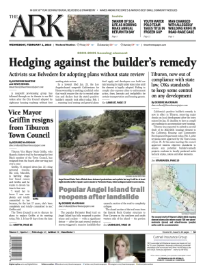 Front page of The Ark, February 1, 2023