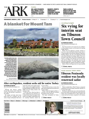 Front page of The Ark, March 1, 2023