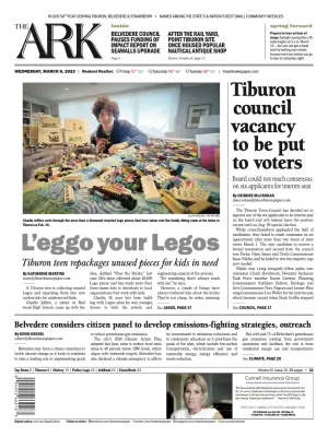 Front page of The Ark, March 8, 2023