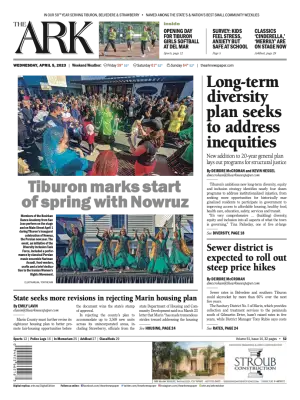 Front page of The Ark, April 5, 2023
