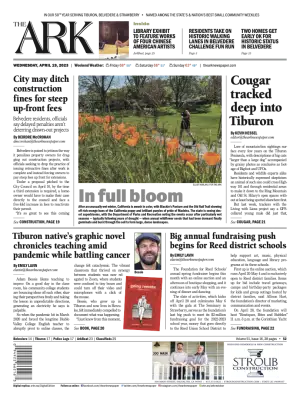 Front page of The Ark, April 19, 2023