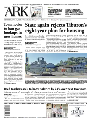 Front page of The Ark, April 26, 2023