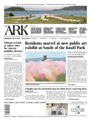 Front page of The Ark, May 24, 2023