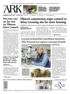 Front page of The Ark, June 7, 2023