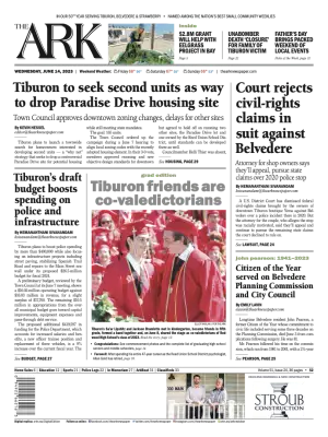 Front page of The Ark, June 14, 2023