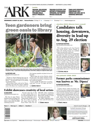 Front page of The Ark, August 16, 2023