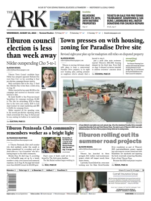 Front page of The Ark, August 23, 2023