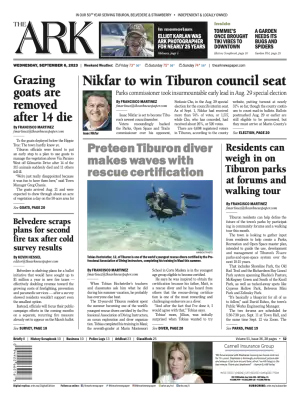 Front page of The Ark, September 6, 2023