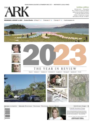 Front page of The Ark, January 3, 2024