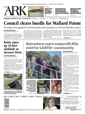 Front page of The Ark, January 31, 2024