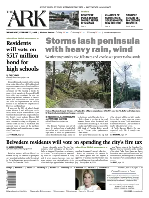 Front page of The Ark, February 7, 2024