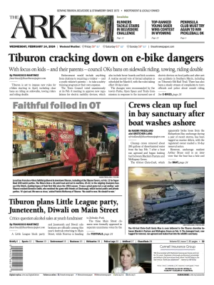 Front page of The Ark, February 14, 2024