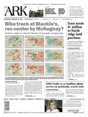 Front page of The Ark, February 21, 2024