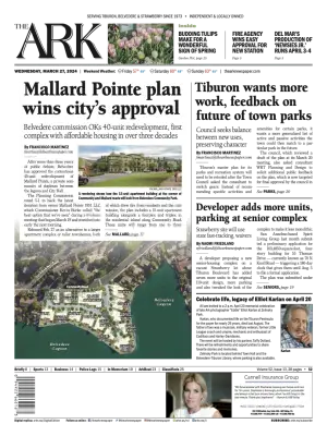 Front page of The Ark, March 27, 2024