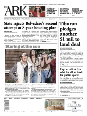 Front page of The Ark, April 10, 2024