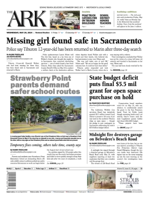 Front page of The Ark, May 29, 2024
