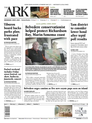 Front page of The Ark, June 5, 2024
