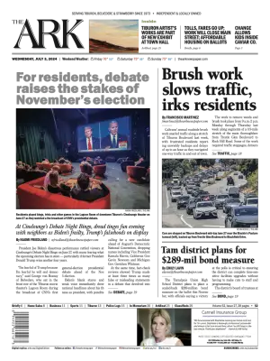 Front page of The Ark, July 3, 2024