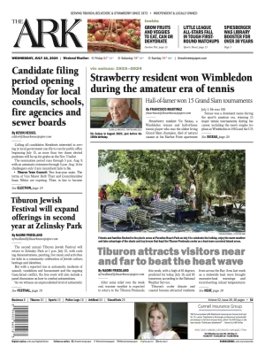 Front page of The Ark, July 10, 2024