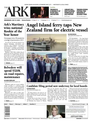 Front page of The Ark, July 17, 2024