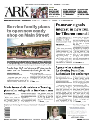 Front page of The Ark, July 31, 2024