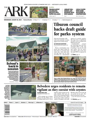 Front page of The Ark, August 28, 2024