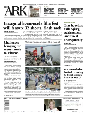 Front page of The Ark, September 25, 2024